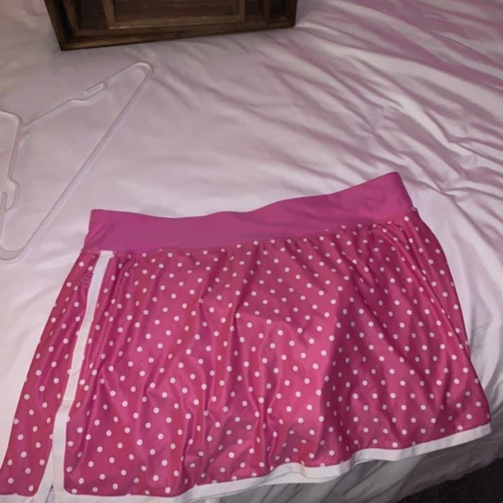 nike polka dot tennis skirt